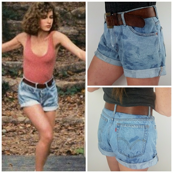 Levis Dirty Dancing Shorts Distressed 